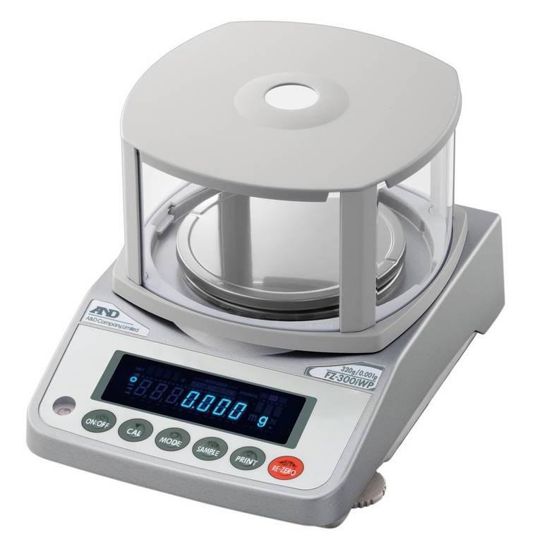 Влагозащищённые лабораторные весы AND DX-200WP